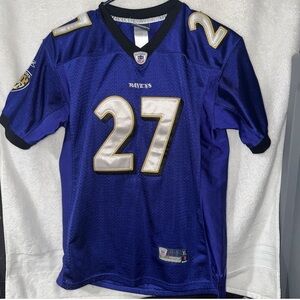 Equipment Purple Baltimore #27 Football Jersey  XL (16-18)